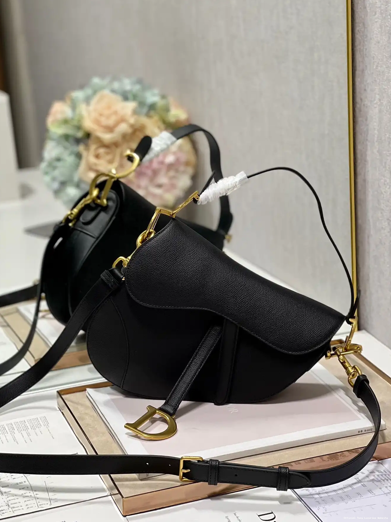 Tony Luxuries WITH SADDLE STRAP-25.5-20-6.5CM diro BAG 0629